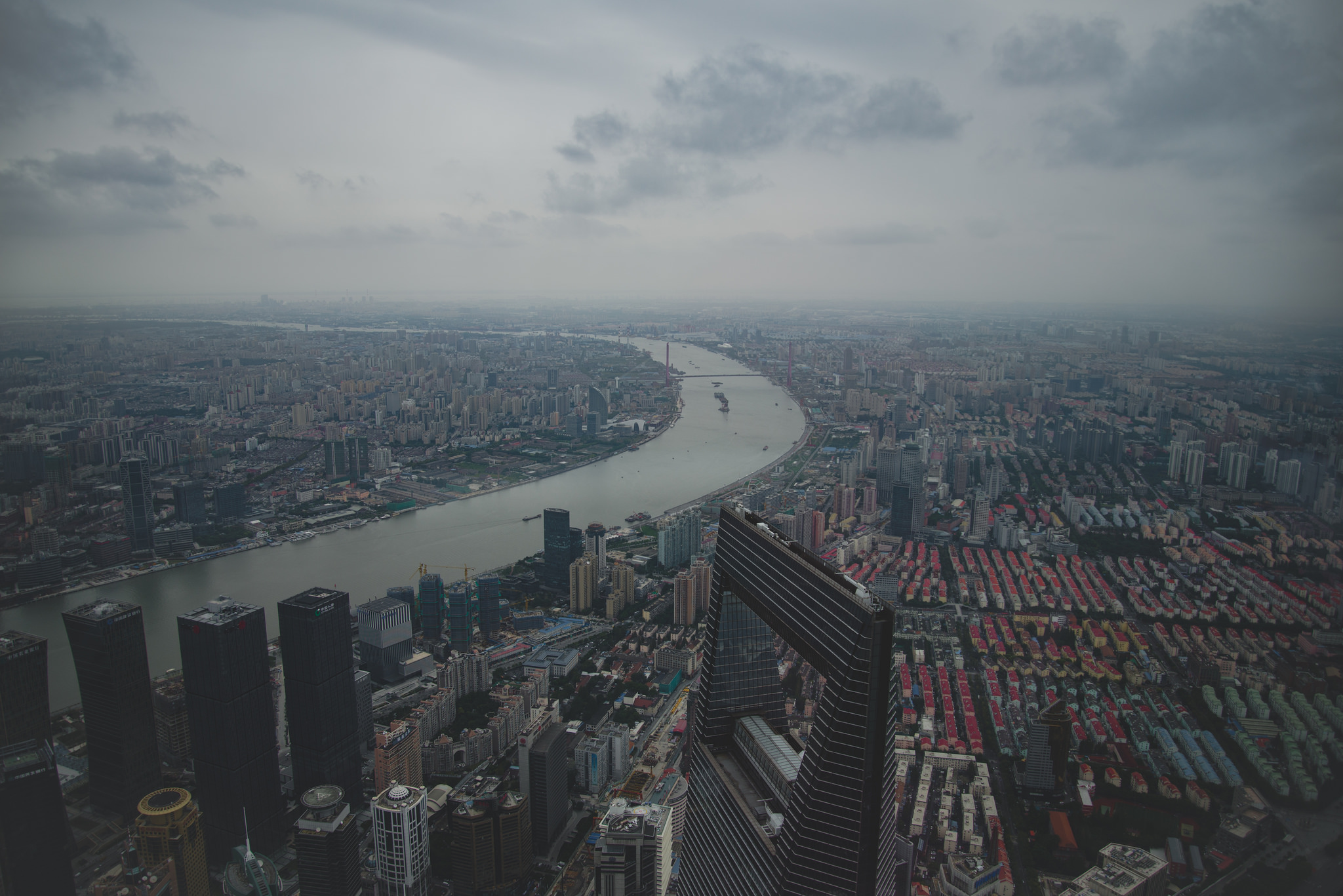 The view from Shanghai Tower